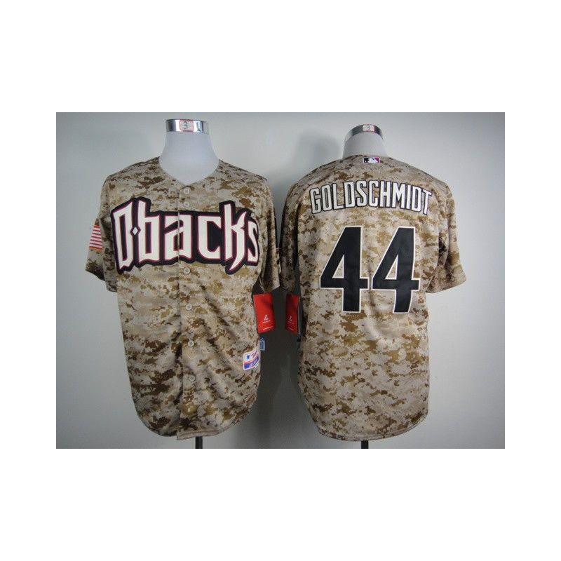 Cheap Paul Goldschmidt Diamondbacks Camo Jersey From China #44 In Men Women Youth Size