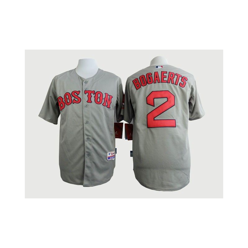 Cheap Xander Bogaerts Red Sox Grey Jersey From China #2 In Men Women Youth Size