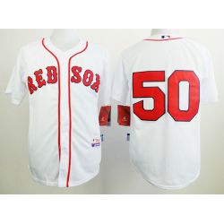 Cheap Mookie Betts Red Sox White Jersey From China #50 In Men Women Youth Size