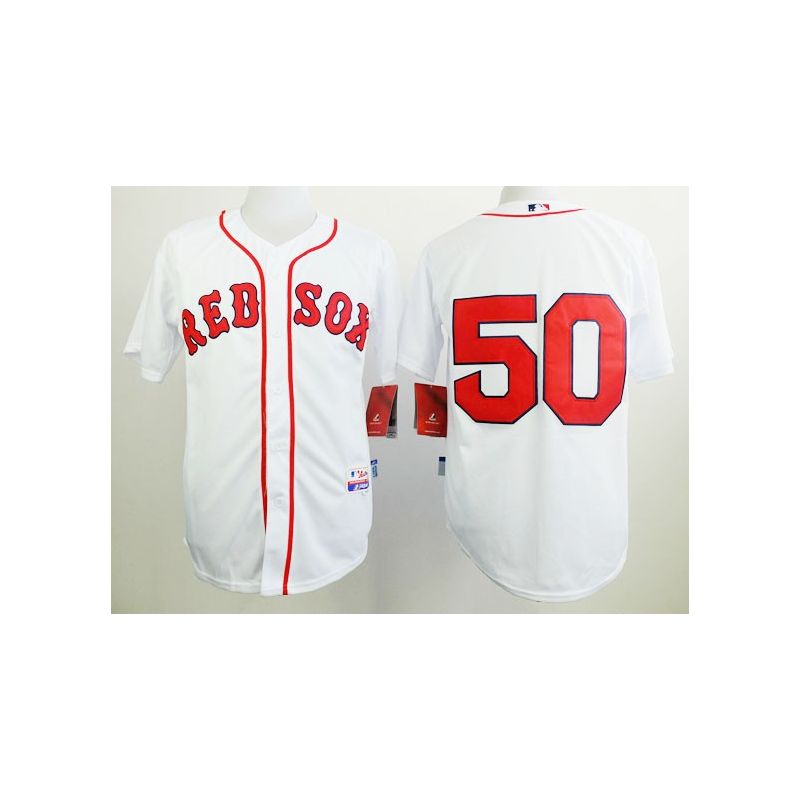 Cheap Mookie Betts Red Sox White Jersey From China #50 In Men Women Youth Size