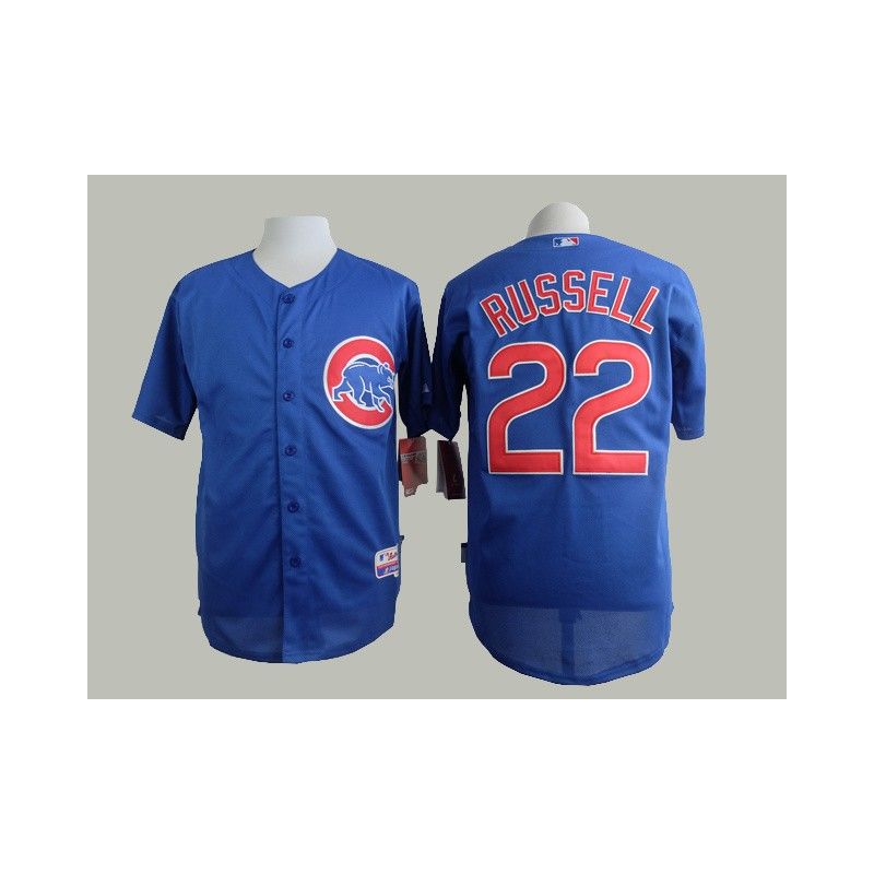 Cheap Addison Russell Cubs Blue Jersey From China #22 In Men Women Youth Size