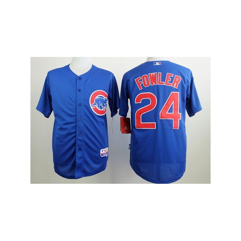 Cheap Dexter Fowler Cubs Blue Jersey From China #24 In Men Women Youth Size