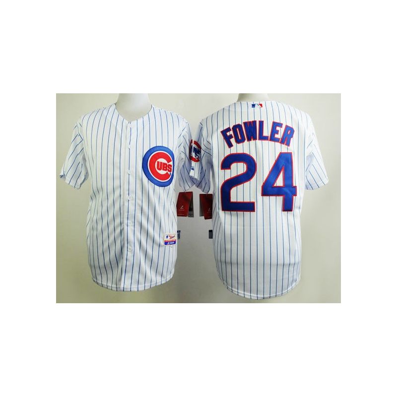 Cheap Dexter Fowler Cubs White Jersey From China #24 In Men Women Youth Size