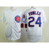 Cheap Dexter Fowler Cubs White Jersey From China #24 In Men Women Youth Size