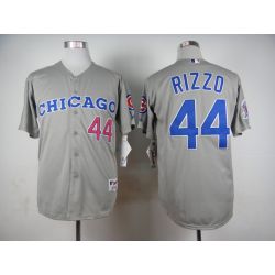 Cheap Anthony Rizzo Cubs Grey 1990 Turn Back the Clock Jersey From China #44 In Men Women Youth Size