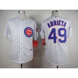 Cheap Jake Arrieta Cubs White Jersey From China #49 In Men Women Youth Size