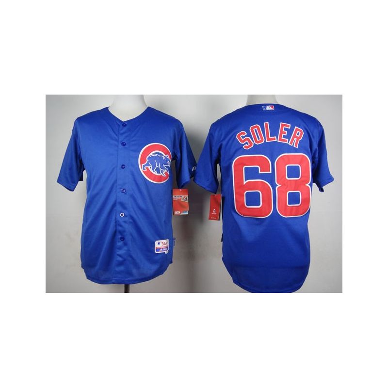 Cheap Jorge Soler Cubs Blue Jersey From China #68 In Men Women Youth Size