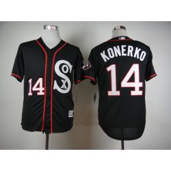 Cheap Paul Konerko White Sox Black 2015 new Jersey From China #14 In Men Women Youth Size