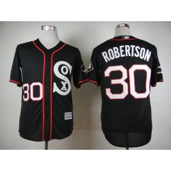 Cheap David Robertson White Sox Black 2015 new Jersey From China #30 In Men Women Youth Size