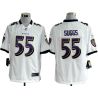 Cheap Terrell Suggs Ravens Jersey #55 White From China Game