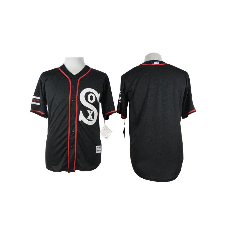 Cheap White Sox Blank Black 2015 new Jersey From China In Men Women Youth Size