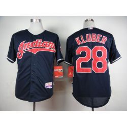 Cheap Corey Kluber Indians Blue Jersey From China #28 In Men Women Youth Size