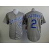 Cheap Alcides Escobar Royals Grey Jersey From China #2 In Men Women Youth Size