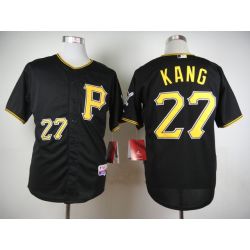 Cheap Jung-ho Kang Pirates Black Jersey From China #27 In Men Women Youth Size