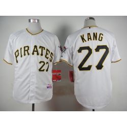 Cheap Jung-ho Kang Pirates White Jersey From China #27 In Men Women Youth Size