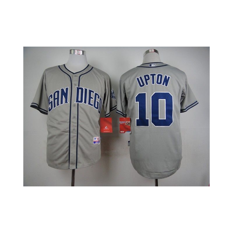 Cheap Justin Upton Padres Grey 2015 new Jersey From China #10 In Men Women Youth Size Cheap Justin Upton Padres Grey 2015 new Jersey From China #10 In Men Women Youth Size