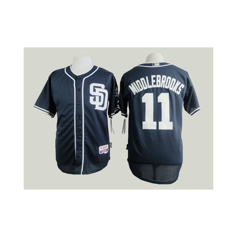 Cheap Will Middlebrooks Padres Blue Jersey From China #11 In Men Women Youth Size