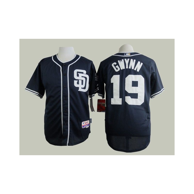 Cheap Tony Gwynn Padres Blue Jersey From China #19 In Men Women Youth Size