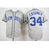 Cheap Andrew Cashner Padres Grey 2015 new Jersey From China #34 In Men Women Youth Size