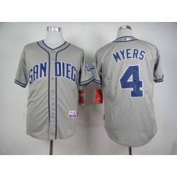 Cheap Wil Myers Padres Grey 2015 new Jersey From China #4 In Men Women Youth Size