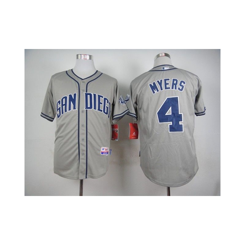 Cheap Wil Myers Padres Grey 2015 new Jersey From China #4 In Men Women Youth Size