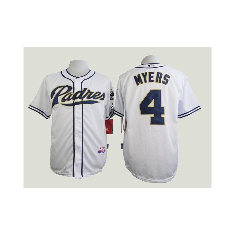 Cheap Wil Myers Padres White Jersey From China #4 In Men Women Youth Size