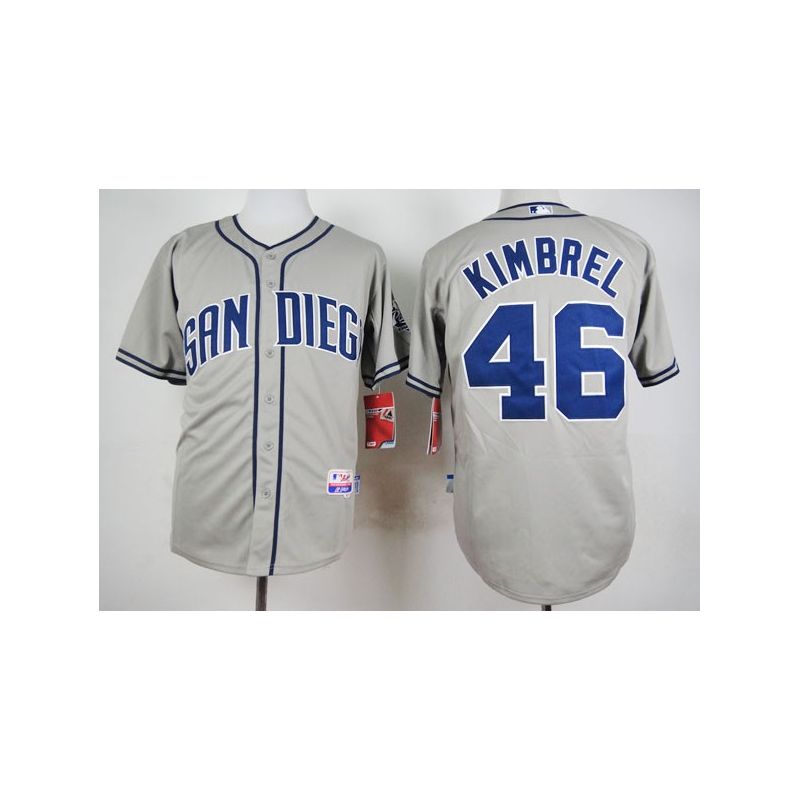 Cheap Craig Kimbrel Padres Grey 2015 new Jersey From China #46 In Men Women Youth Size Cheap Craig Kimbrel Padres Grey 2015 new Jersey From China #46 In Men Women Youth Size