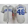 Cheap Craig Kimbrel Padres Grey 2015 new Jersey From China #46 In Men Women Youth Size