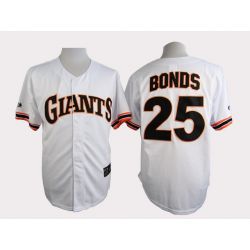 Cheap Barry Bonds Giants White 1989 turn back the clock Jersey From China #25 In Men Women Youth Size