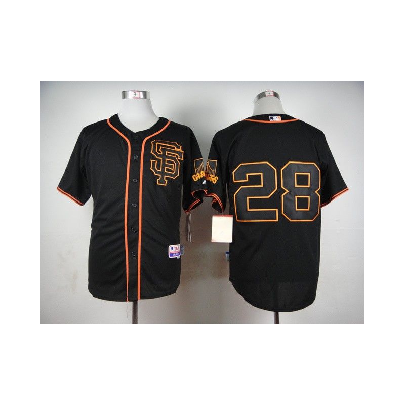 Cheap Buster Posey Giants Black 2015 new Jersey From China #28 In Men Women Youth Size