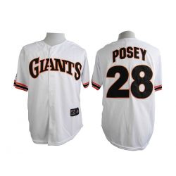 Cheap Buster Posey Giants White 1989 turn back the clock Jersey From China #28 In Men Women Youth Size