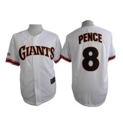 Cheap Hunter Pence Giants White 1989 turn back the clock Jersey From China #8 In Men Women Youth Size