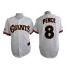 Cheap Hunter Pence Giants White 1989 turn back the clock Jersey From China #8 In Men Women Youth Size