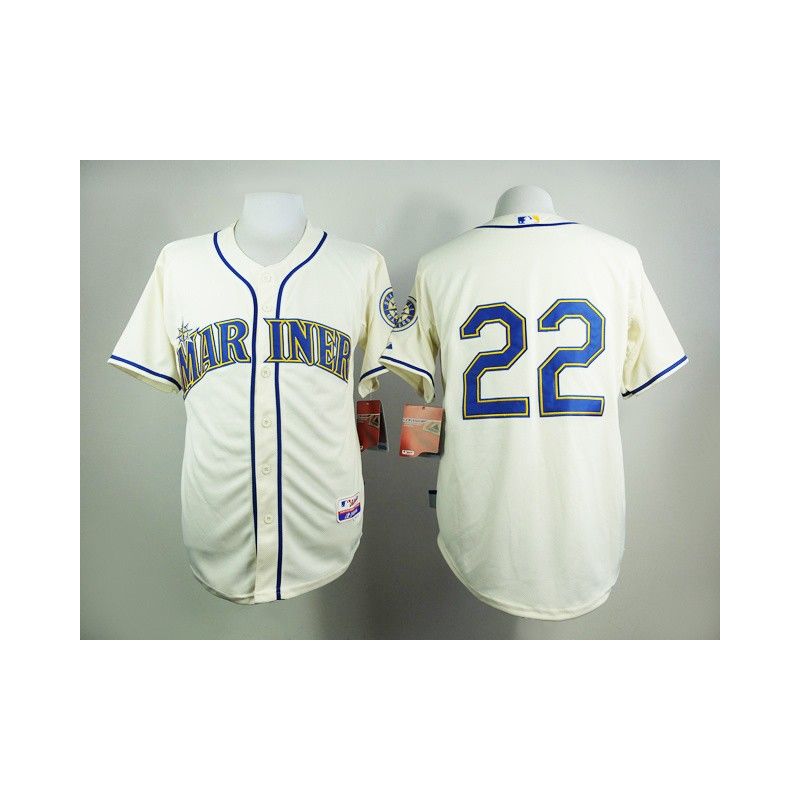 Cheap Robinson Cano Mariners Cream Jersey From China #22 In Men Women Youth Size