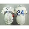 Cheap Ken Griffey Jr Mariners Cream Jersey From China #24 In Men Women Youth Size