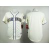 Cheap Mariners Blank Cream Jersey From China In Men Women Youth Size