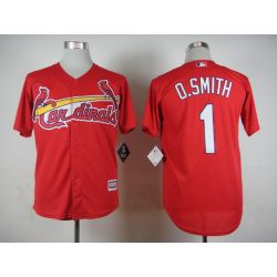 Cheap Ozzie Smith Cardinals Red Jersey From China #1 In Men Women Youth Size