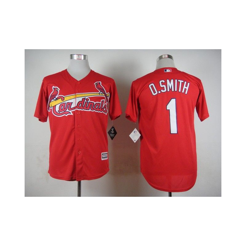 Cheap Ozzie Smith Cardinals Red Jersey From China #1 In Men Women Youth Size Cheap Ozzie Smith Cardinals Red Jersey From China #1 In Men Women Youth Size