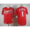 Cheap Ozzie Smith Cardinals Red Jersey From China #1 In Men Women Youth Size