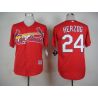Cheap Whitey Herzog Cardinals Red Jersey From China #24 In Men Women Youth Size