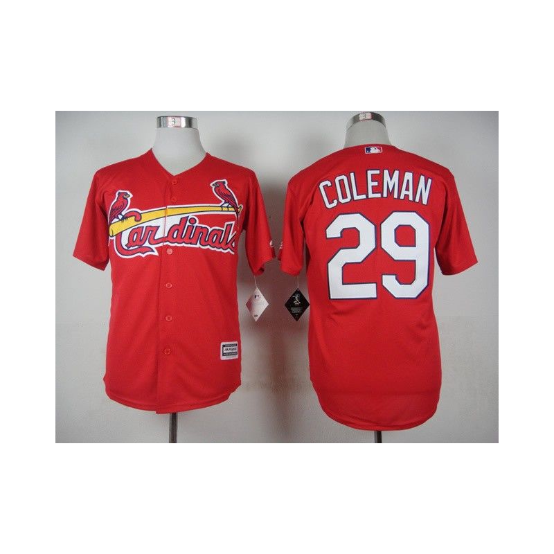 Cheap Vince Coleman Cardinals Red Jersey From China #29 In Men Women Youth Size Cheap Vince Coleman Cardinals Red Jersey From China #29 In Men Women Youth Size