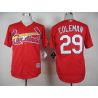 Cheap Vince Coleman Cardinals Red Jersey From China #29 In Men Women Youth Size