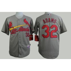 Cheap Matt Adams Cardinals Grey Jersey From China #32 In Men Women Youth Size