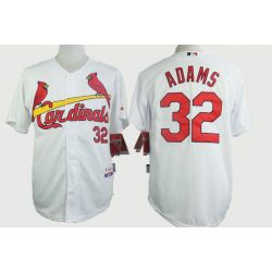 Cheap Matt Adams Cardinals White Jersey From China #32 In Men Women Youth Size