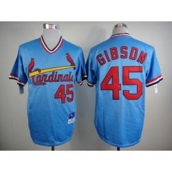 Cheap Bob Gibson Cardinals Blue Jersey From China #45 In Men Women Youth Size