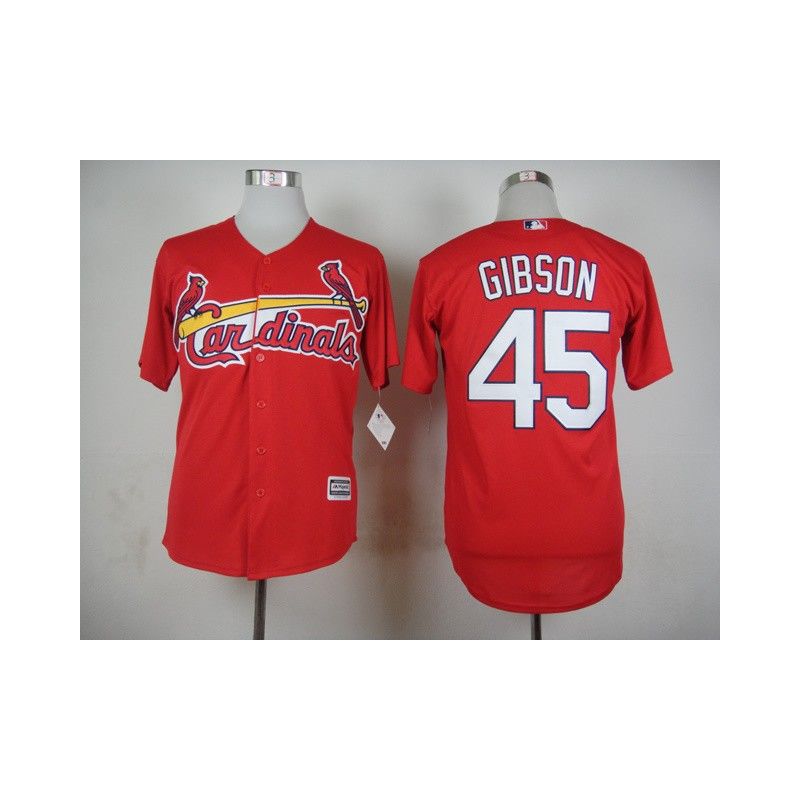Cheap Bob Gibson Cardinals Red Jersey From China #45 In Men Women Youth Size Cheap Bob Gibson Cardinals Red Jersey From China #45 In Men Women Youth Size
