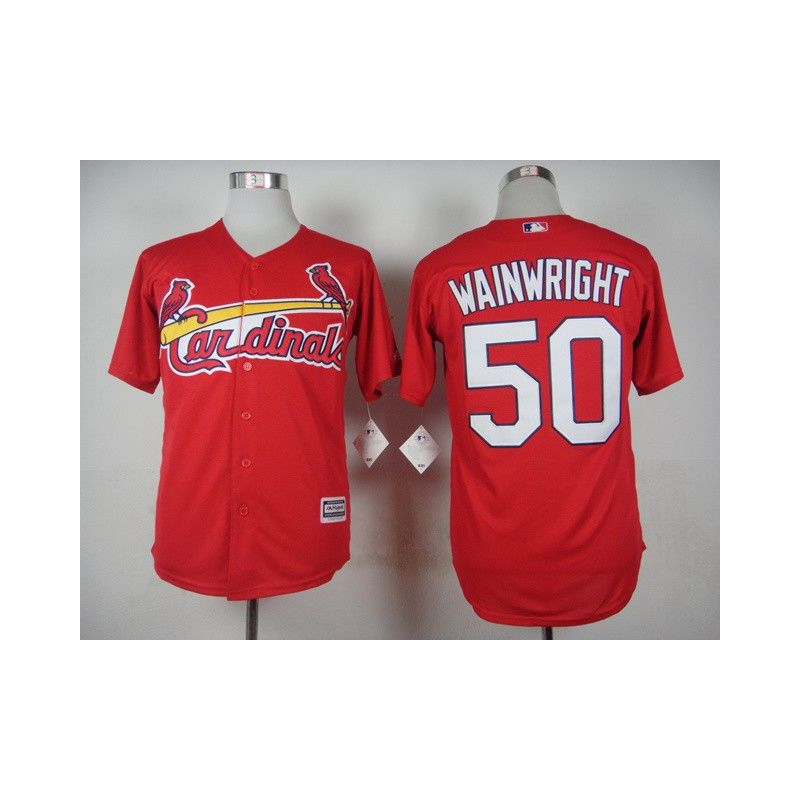 Cheap Adam Wainwright Cardinals Red Jersey From China #50 In Men Women Youth Size Cheap Adam Wainwright Cardinals Red Jersey From China #50 In Men Women Youth Size
