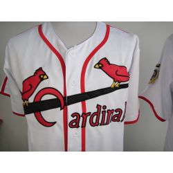 Cheap Stan Musial Cardinals White Jersey From China with 75 anniversary patch #6 In Men Women Youth Size