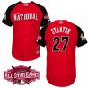 Cheap Giancarlo Stanton Marlins National League Jersey From China #27 In Men Women Youth Size