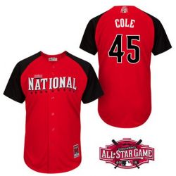 Cheap Gerrit Cole Pirates National League Jersey From China #45 In Men Women Youth Size